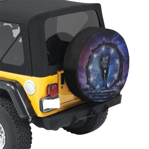 Awesome wolf 30 Inch Spare Tire Cover