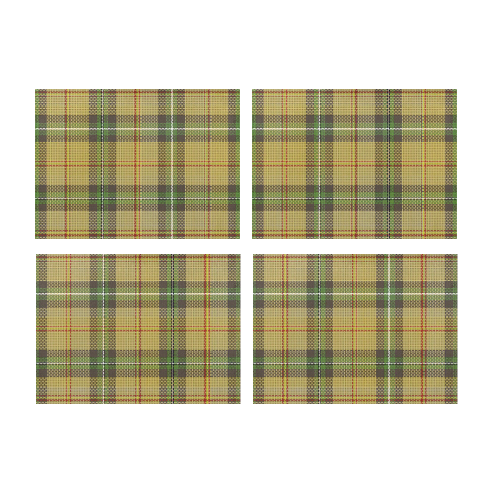 Saskatchewan tartan Placemat 14’’ x 19’’ (Set of 4)