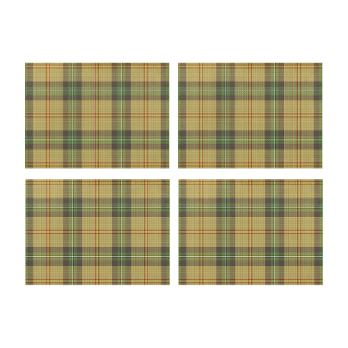 Saskatchewan tartan Placemat 14’’ x 19’’ (Set of 4)