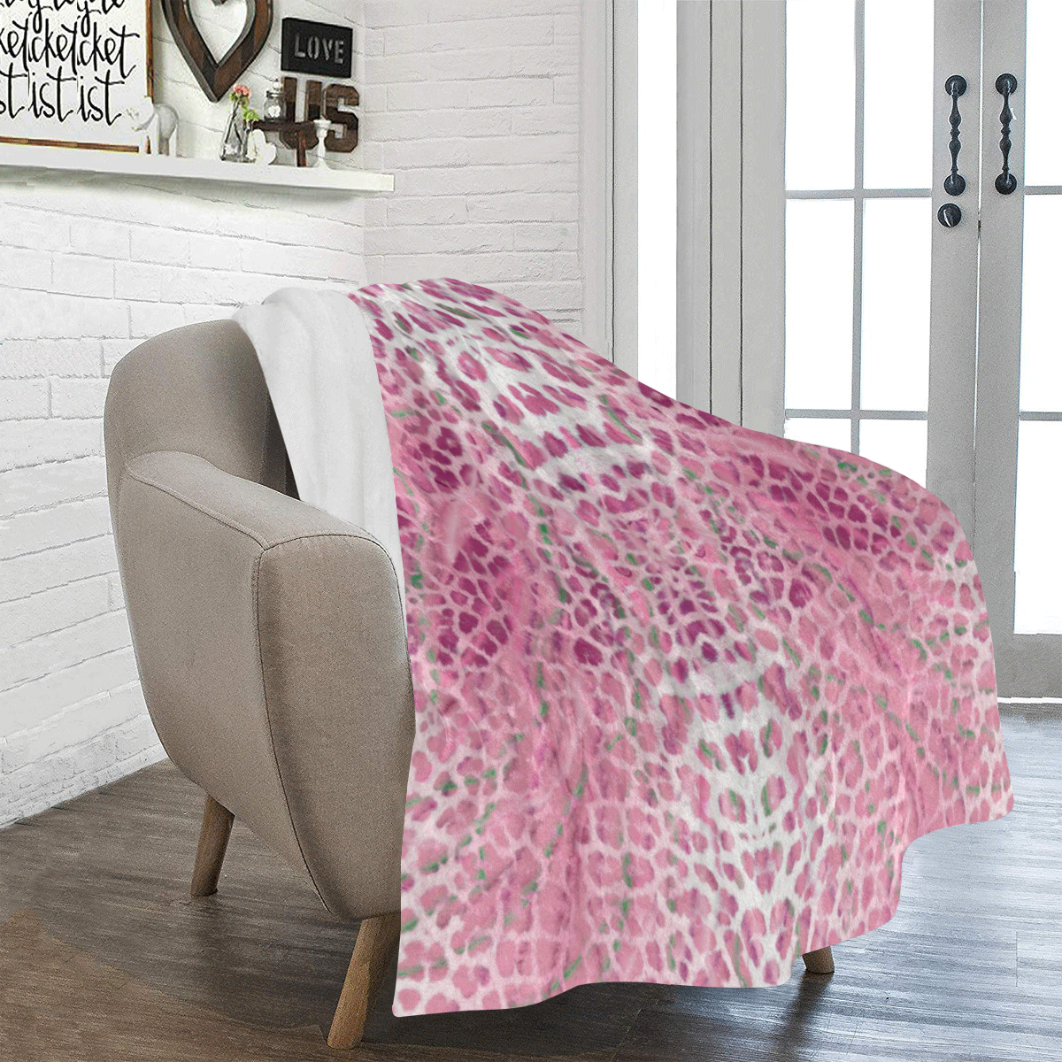 leopard 3 Ultra-Soft Micro Fleece Blanket 50"x60"
