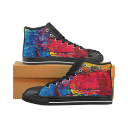 oil_i High Top Canvas Shoes for Kid (Model 017)