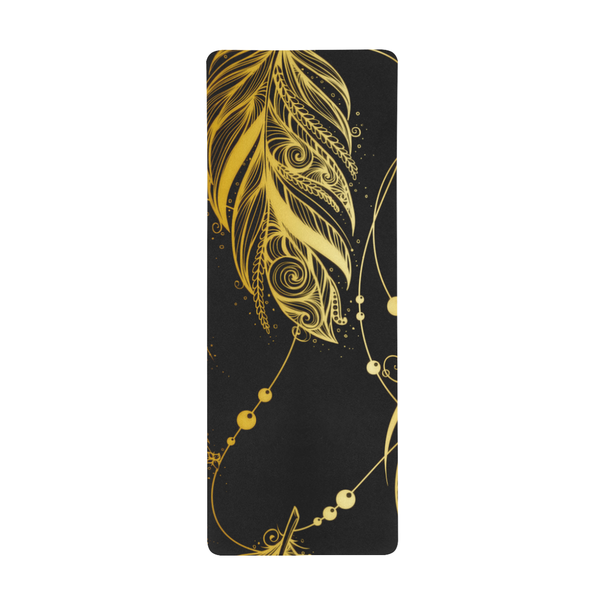 Golden Feathers Gaming Mousepad (31"x12")
