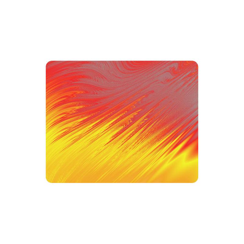 Flames Abstract Rectangle Mousepad