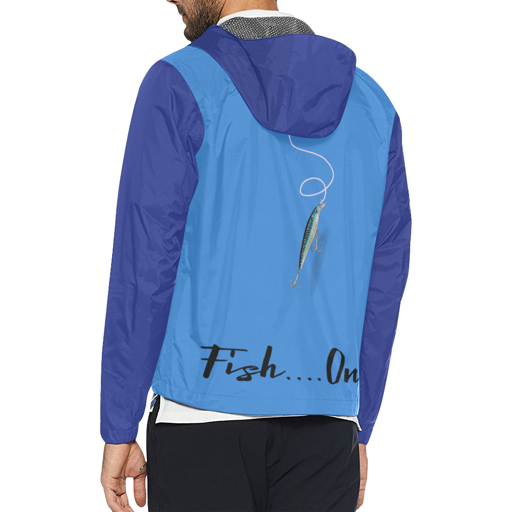 Fish on  -deep seas Unisex All Over Print Windbreaker (Model H23)