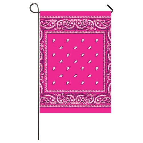 KERCHIEF PATTERN PINK Garden Flag 28''x40'' （Without Flagpole）
