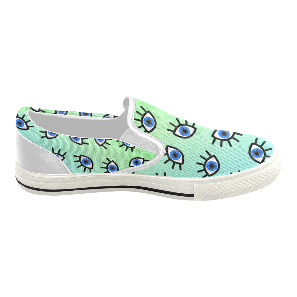 Ojos Women's Slip-on Canvas Shoes (Model 019)