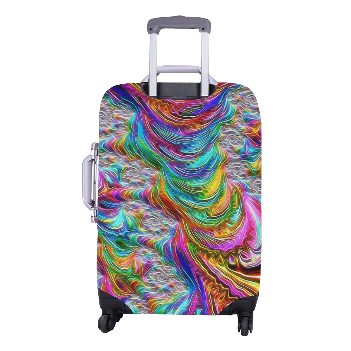 gorgeous Fractal 175 C by JamColors Luggage Cover/Medium 22"-25"