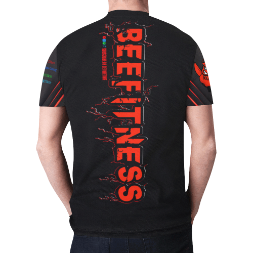 BEE FITNESS WORKOUT SHIRT New All Over Print T-shirt for Men (Model T45)