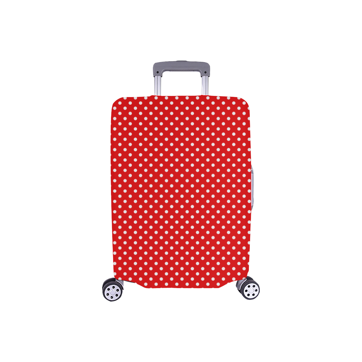 Red polka dots Luggage Cover/Small 18"-21"