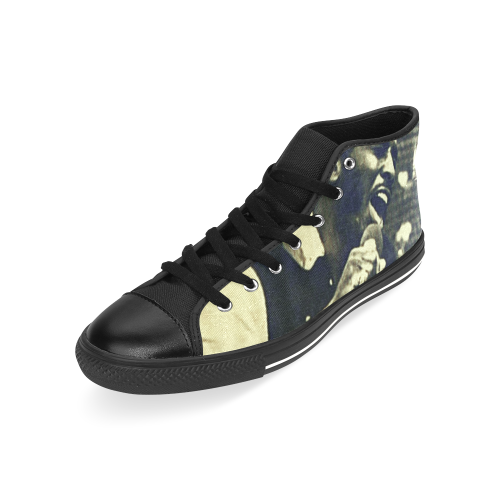 William Bell Wattstax Men’s Classic High Top Canvas Shoes /Large Size (Model 017)