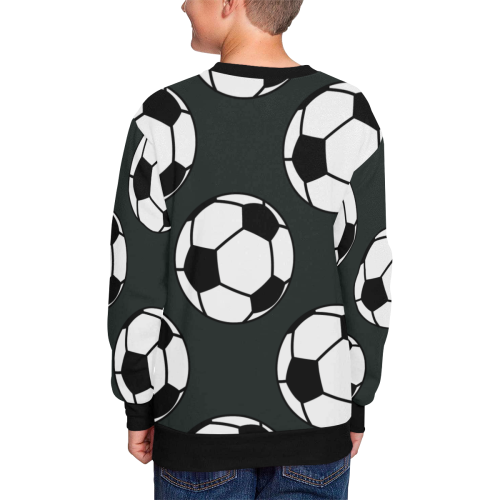 sudadera niño patron balones Kids' All Over Print Sweatshirt (Model H37)