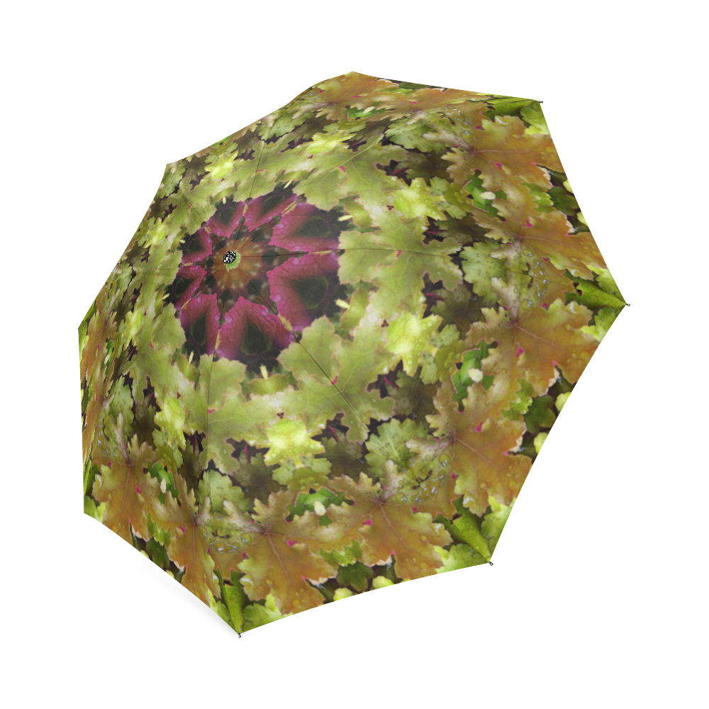 kal16_redgreen_heuchera Foldable Umbrella (Model U01)