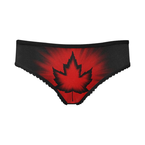Cool Canada Panties Women's All Over Print Girl Briefs (Model L14)