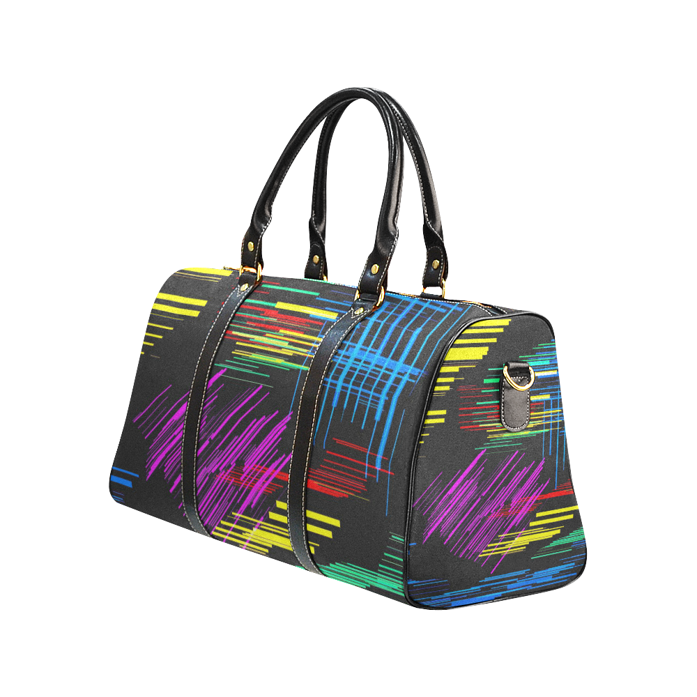 New Pattern factory 2A by JamColors New Waterproof Travel Bag/Small (Model 1639)