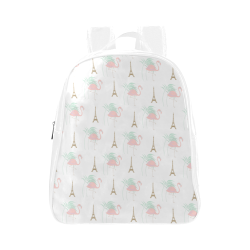 French Flamingos School Backpack (Model 1601)(Small)