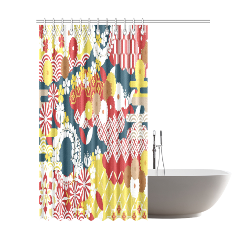 Dancing Color Shower Curtain 72"x84"