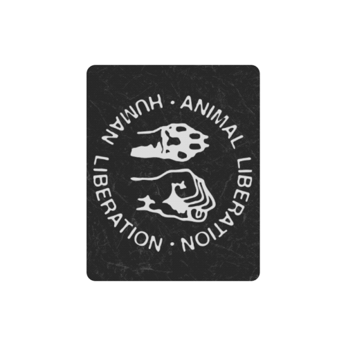 Animal Liberation, Human Liberation Rectangle Mousepad