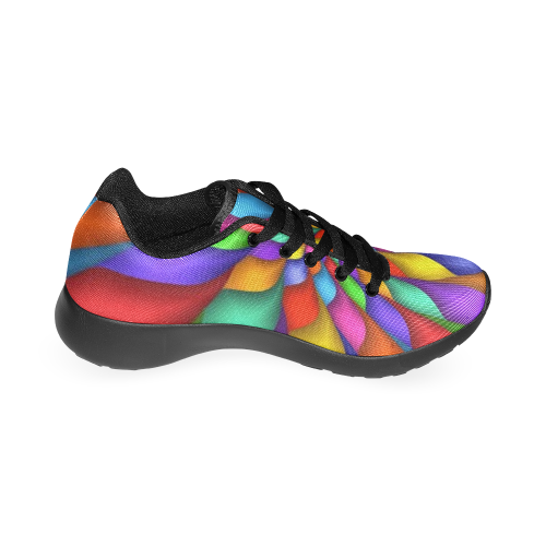 RAINBOW SKITTLES Women's Running Shoes/Large Size (Model 020)