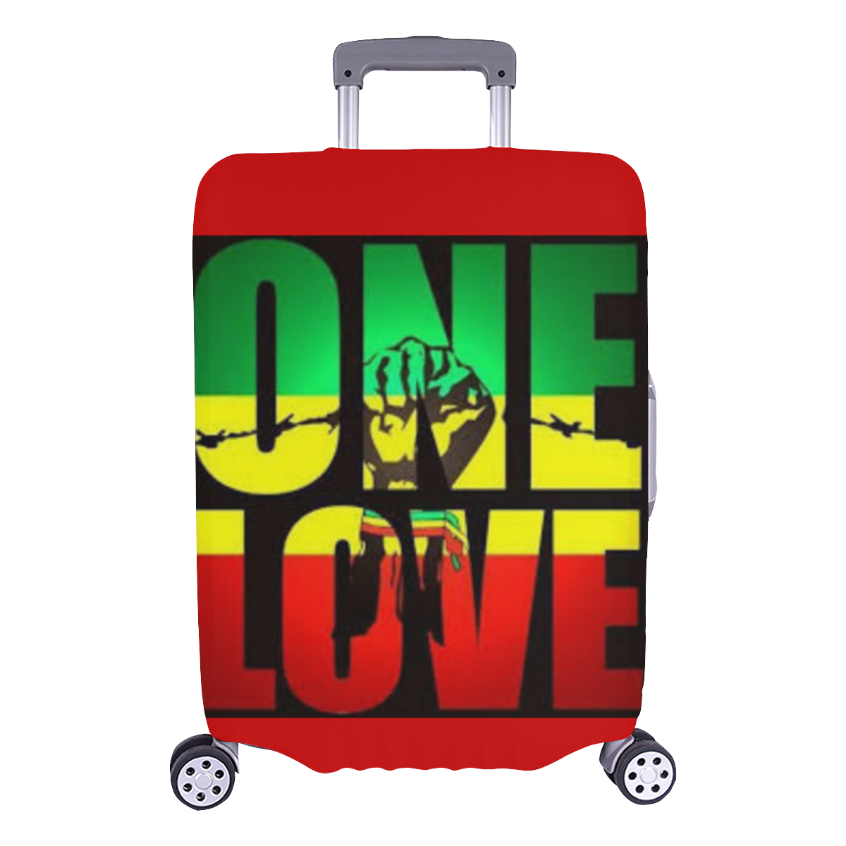 RASTA ONE LOVE CITY Luggage Cover/Large 26"-28"