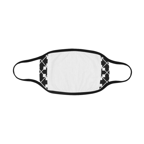 Black And White Fantasy Mouth Mask