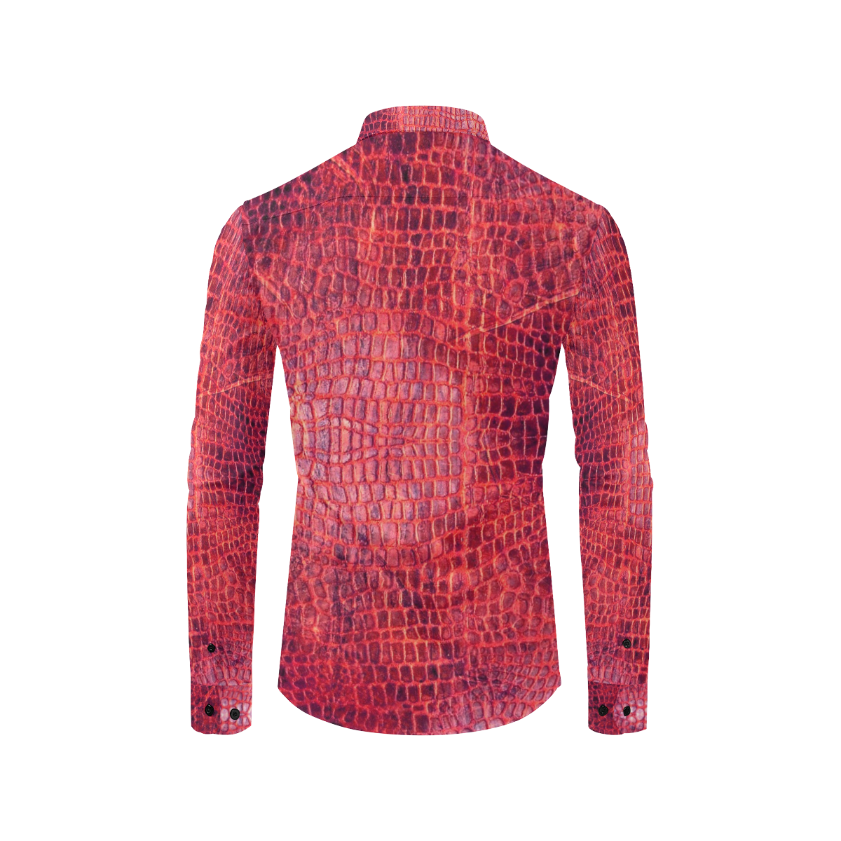 Kroko Pattern by K.Merske Men's All Over Print Casual Dress Shirt (Model T61)