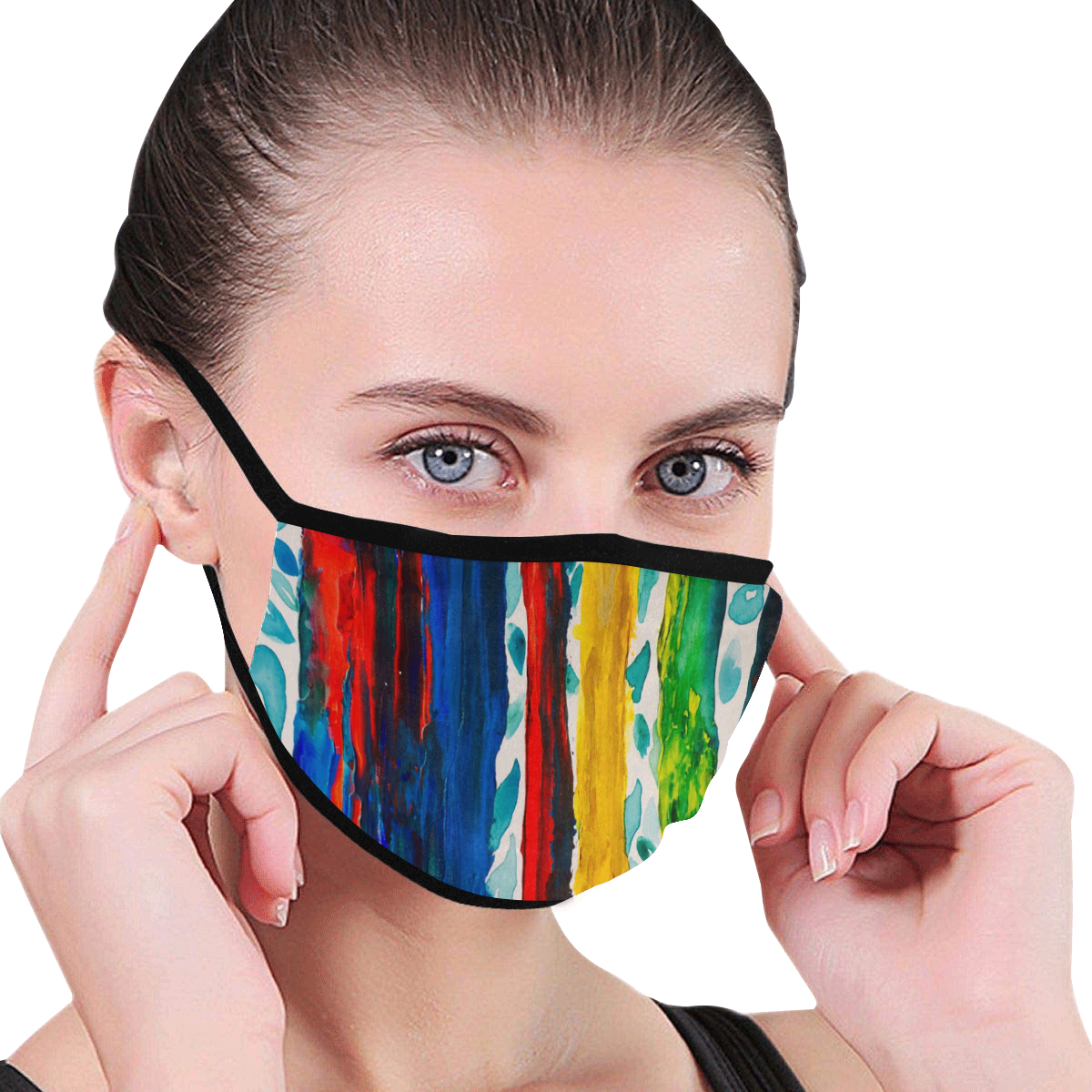 Rainbow Eucalyptus Face Mask Mouth Mask (2 Filters Included) (Non-medical Products)