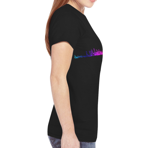Toronto Rainbow New All Over Print T-shirt for Women (Model T45)