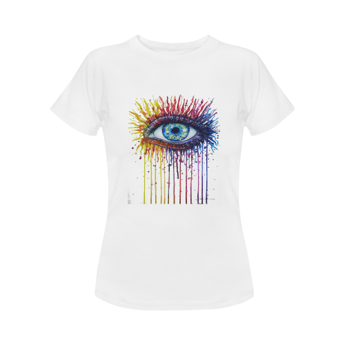 colorful eye Women's Classic T-Shirt (Model T17）