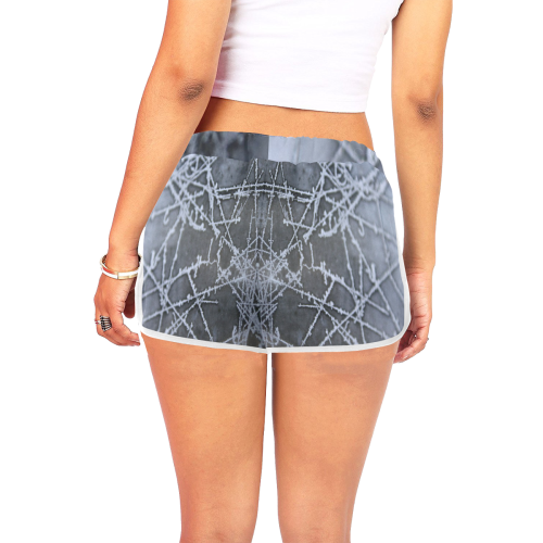 ice trails shorts] Women's All Over Print Relaxed Shorts (Model L19)