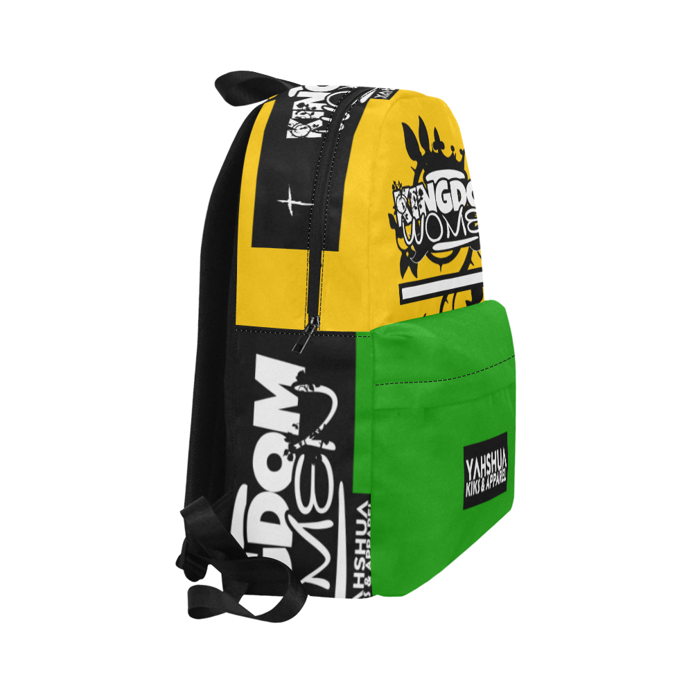 Neon Green/Yellow Unisex Classic Backpack (Model 1673)