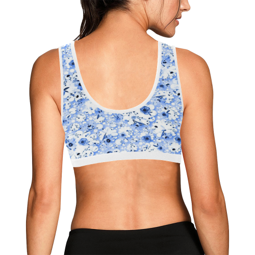 Lovely Shapes 1C by JamColors Women's All Over Print Sports Bra (Model T52)