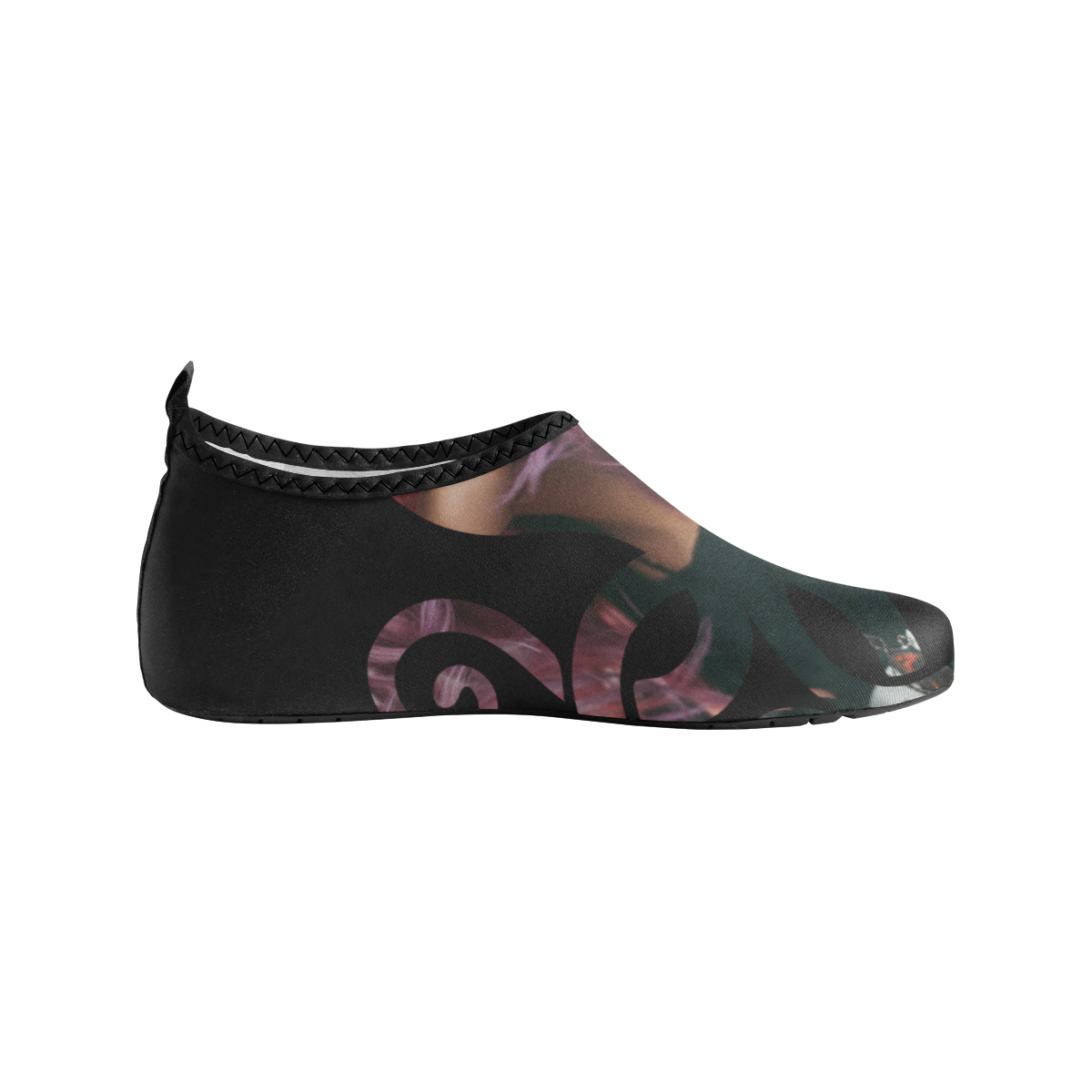 PiccoGrande goth lady octopus design Women's Slip-On Water Shoes (Model 056)