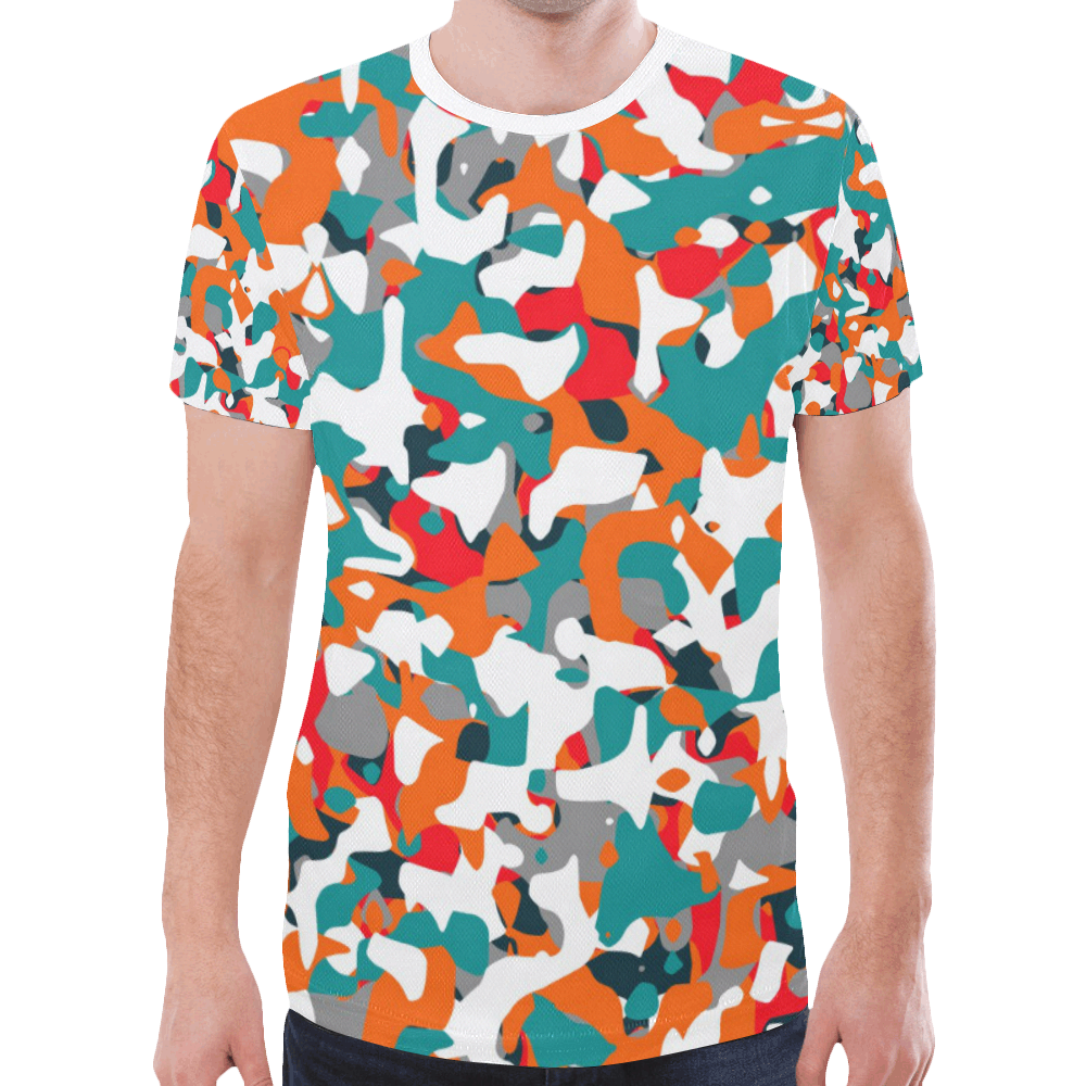 POP ART CAMOUFLAGE 1 New All Over Print T-shirt for Men (Model T45)