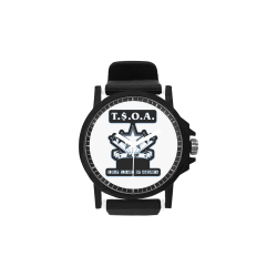 QuestWear Customs TSOA Logo Unisex Silicone Strap Plastic Watch (Model 316)