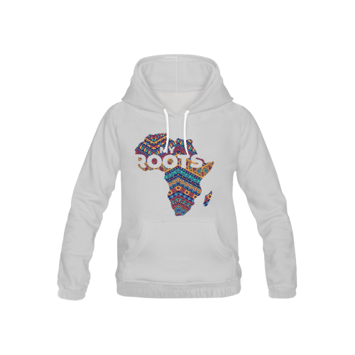 My Roots grey All Over Print Hoodie for Kid (USA Size) (Model H13)