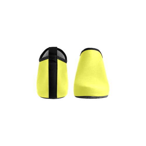 color maximum yellow Men's Slip-On Water Shoes (Model 056)