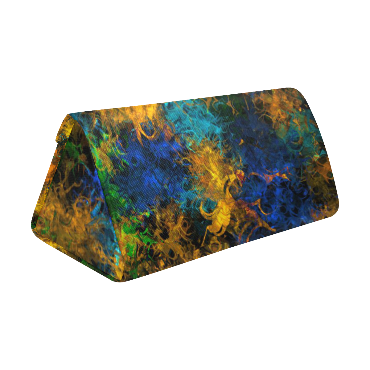 squiggly abstract C by JamColors Custom Foldable Glasses Case