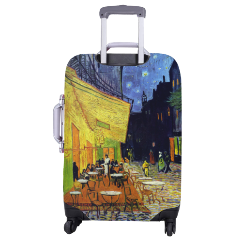 Vincent Willem van Gogh - Cafe Terrace at Night Luggage Cover/Large 26"-28"