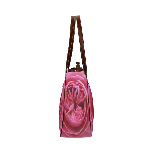 Rose Fleur Macro Classic Tote Bag (Model 1644)