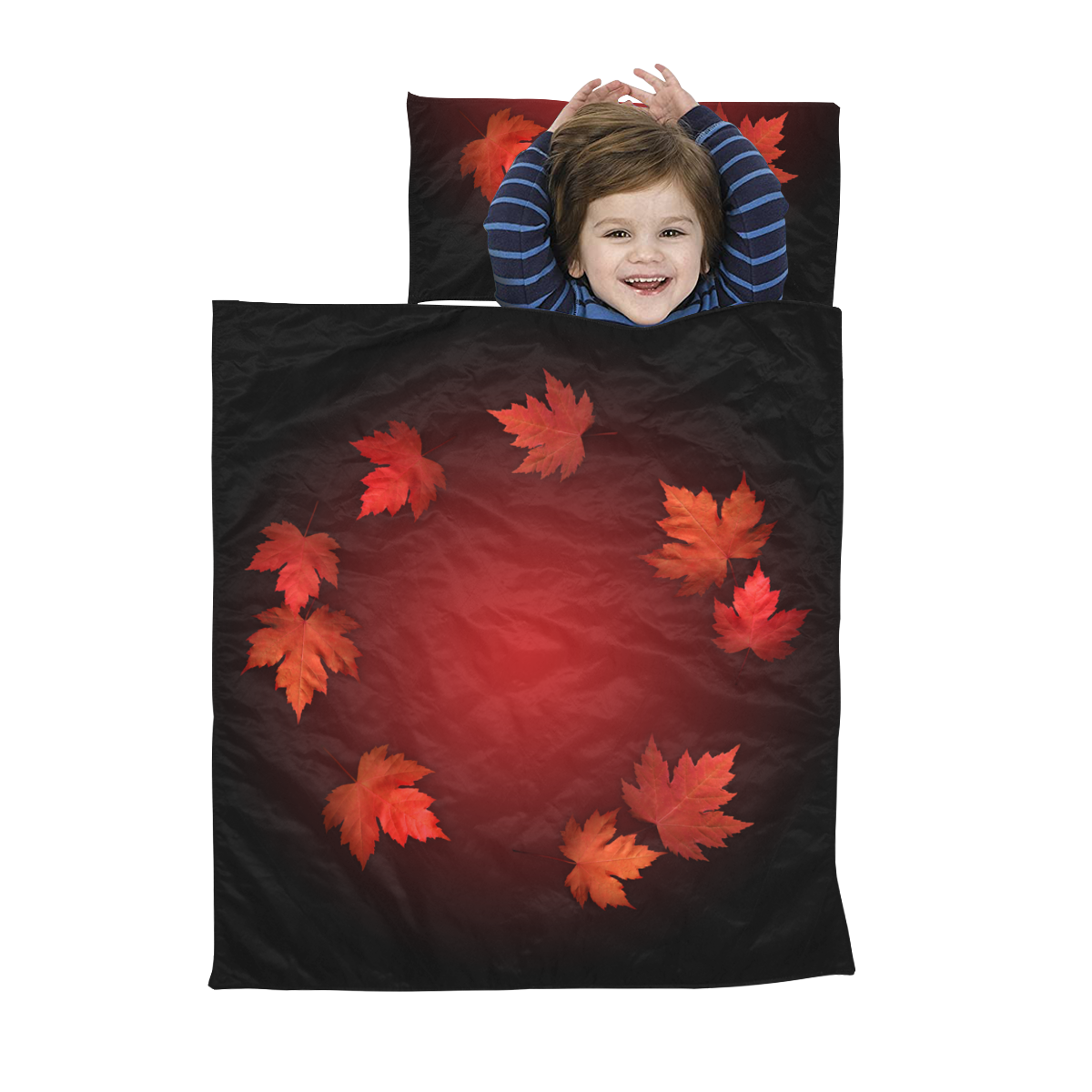 Canada Maple Leaves Kids' Sleeping Bag