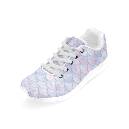 Mermaid Scales Women's Running Shoes/Large Size (Model 020)