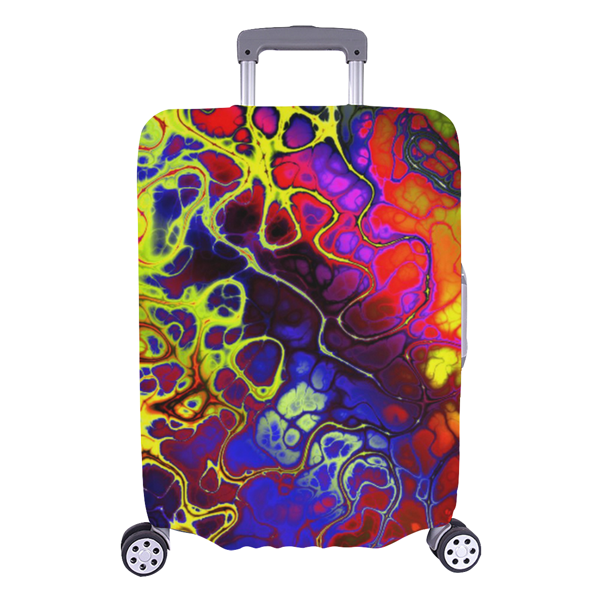 awesome fractal 35C by JamColors Luggage Cover/Large 26"-28"