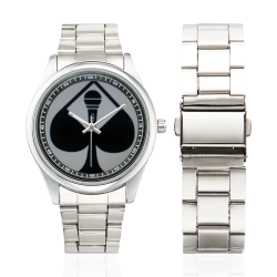 DSPWATCH1 Men's Stainless Steel Watch(Model 104)
