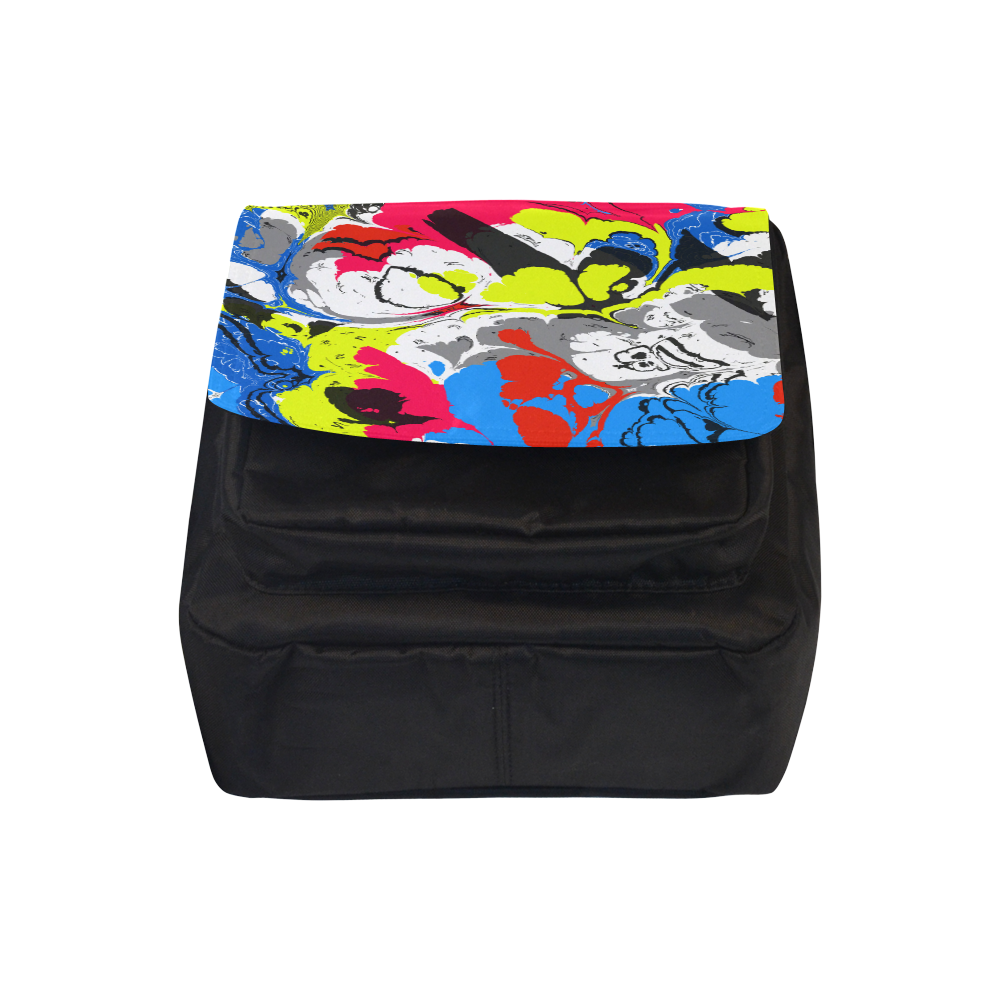 Colorful distorted shapes2 Crossbody Nylon Bags (Model 1633)