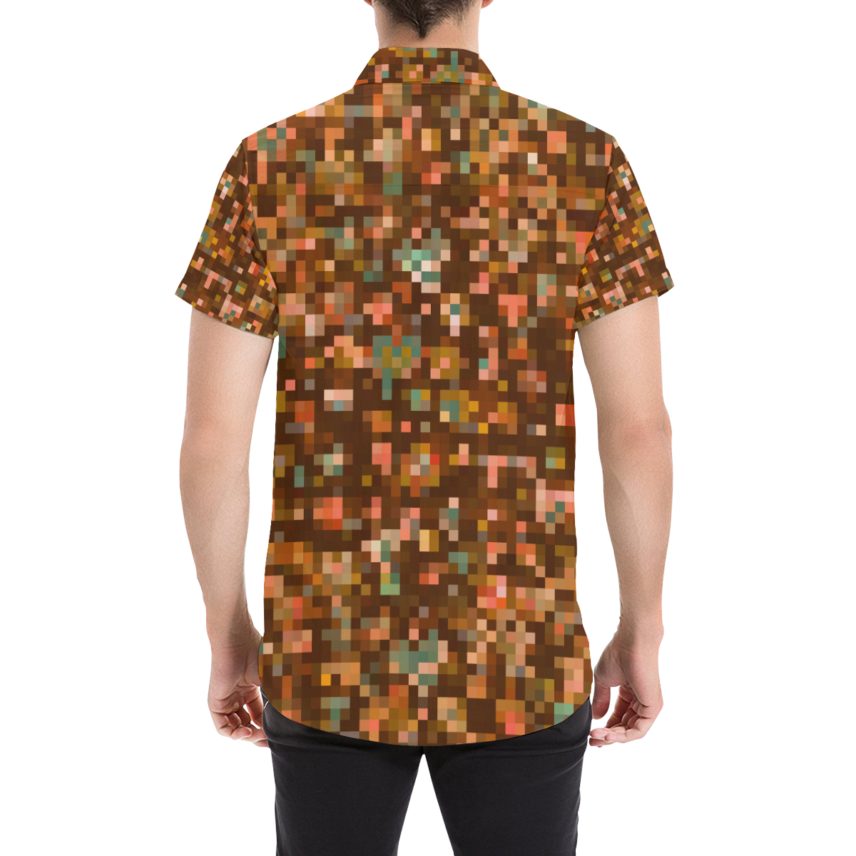 Mosaik Pattern by K.Merske Men's All Over Print Short Sleeve Shirt (Model T53)