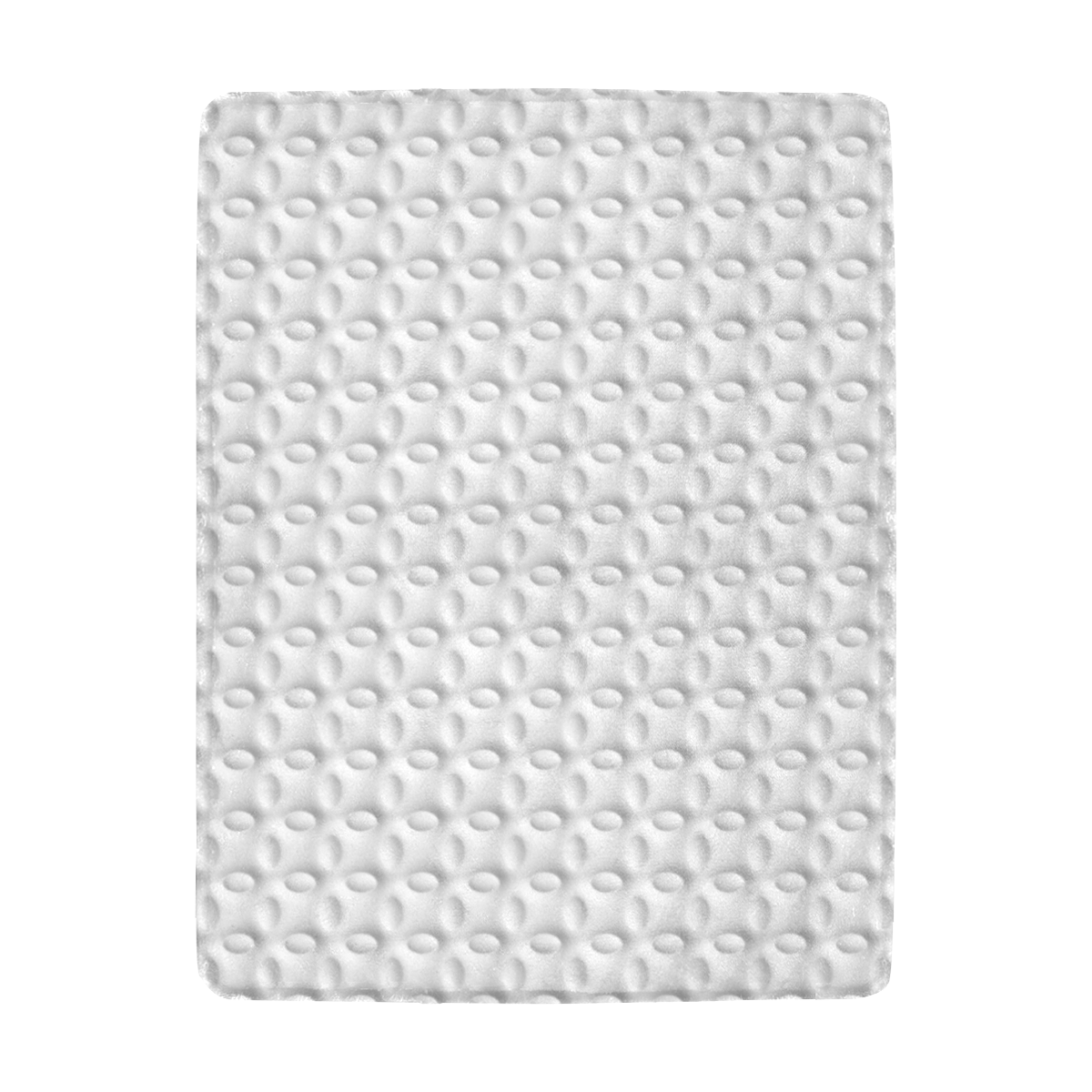 White ellipses embossed abstract Ultra-Soft Micro Fleece Blanket 43''x56''