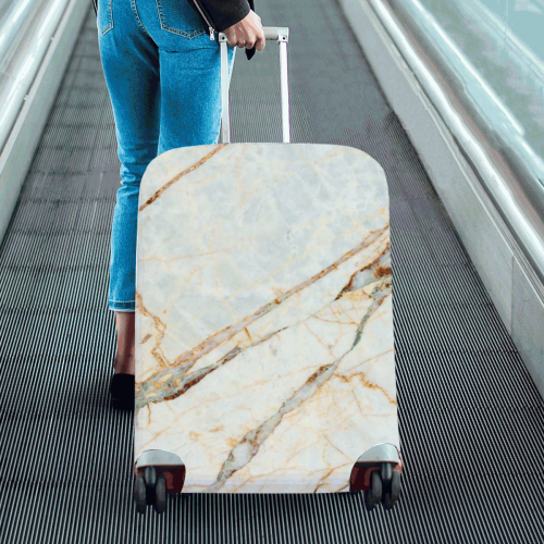 Marble Gold Pattern Luggage Cover/Large 26"-28"