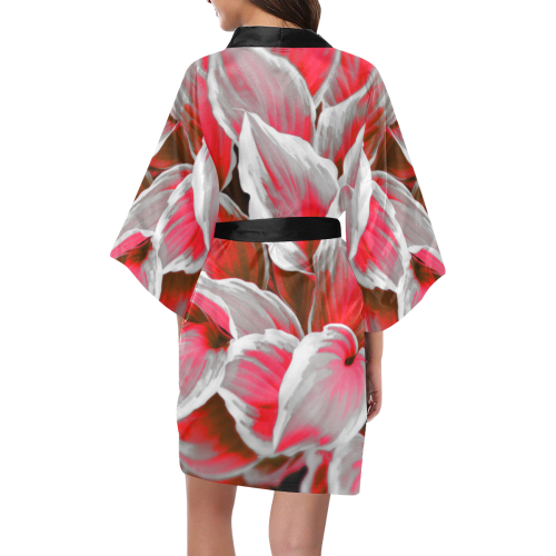leafs_abstract 09 Kimono Robe