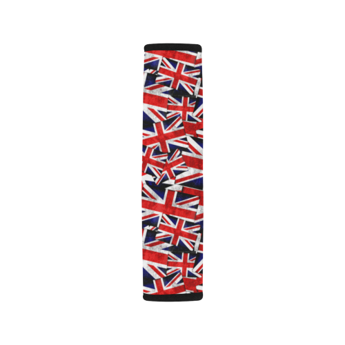 Union Jack British UK Flag Car Seat Belt Cover 7''x10''