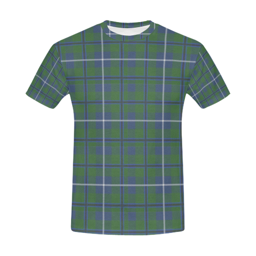 Douglas Tartan All Over Print T-Shirt for Men (USA Size) (Model T40)